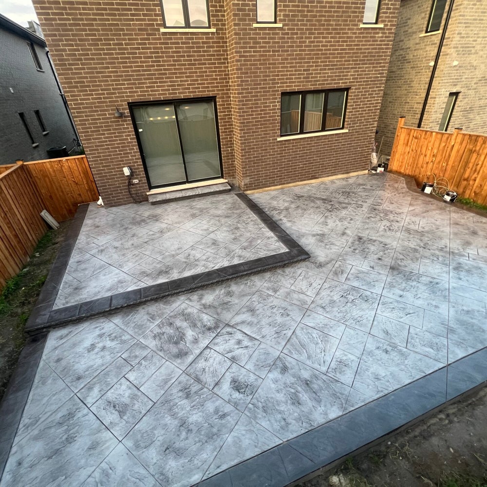 Concrete driveway